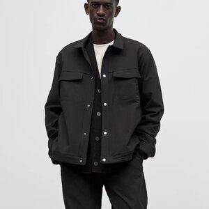 Lululemon Black Twill Utility Jacket